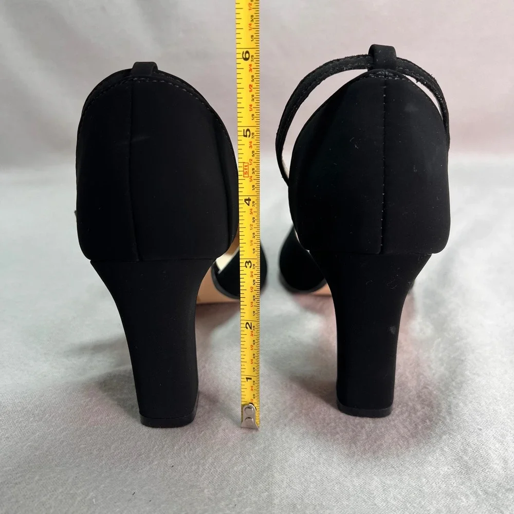 Benjamin Walk Touch Ups Amanda Black Modern Classic Dressy Heels 7M‎